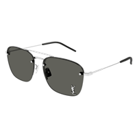 Occhiali da sole Saint Laurent Donna SL 309 M006-SILVER-SILVER-GREY59 - SL 309 M006-SILVER-SILVER-GREY59